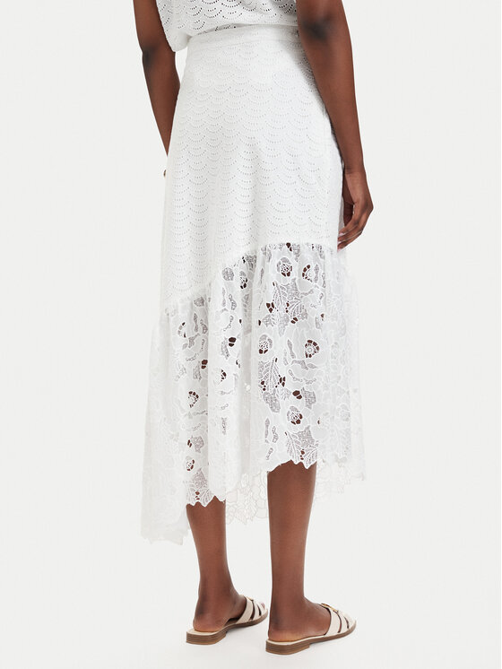 Guess Guess Gonna midi W6GD40 W1882 Bianco Classic Fit