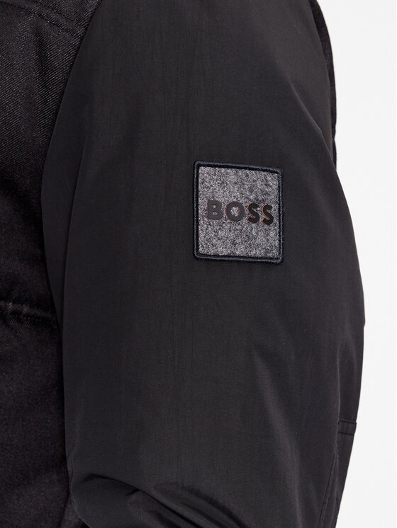 BOSS BOSS Žieminė striukė Oglitch 50504445 Juoda Relaxed Fit