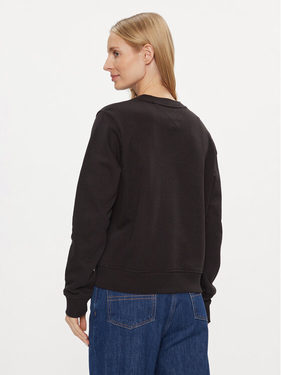 Tommy Jeans Tommy Jeans Mikina Gold Signature DW0DW16906 Čierna Regular Fit