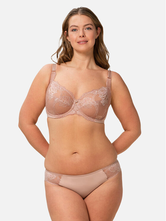 Triumph Triumph Σουτιέν με μπανέλα Wild Peony Florale 10209608 Ροζ