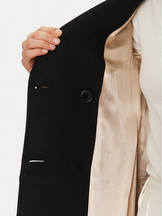Babylon Babylon Kevad-sügis mantel E00280 Must Regular Fit