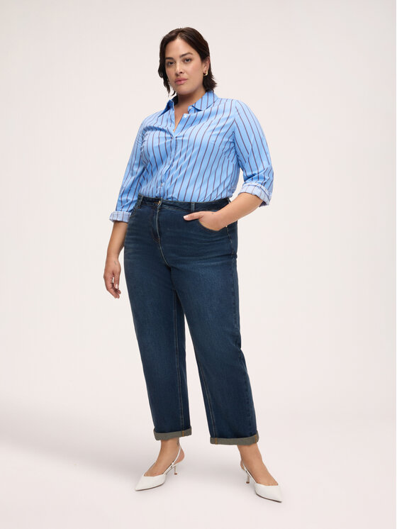 Fiorella Rubino Fiorella Rubino Koszula 5027T001520N0R4 Turkusowy Regular Fit