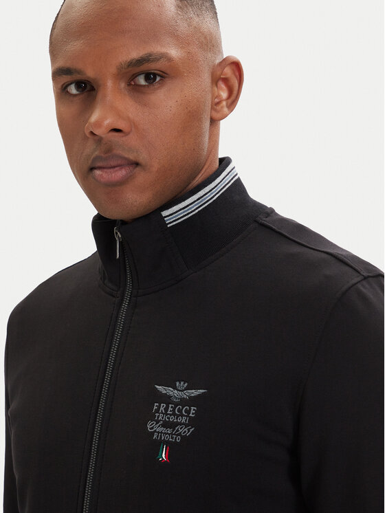 Aeronautica Militare Aeronautica Militare Džemperis 261FE1956UF00459 Juoda Regular Fit