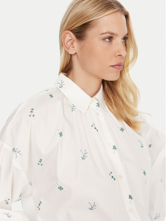 Weekend Max Mara Weekend Max Mara Camicia Gilly 2515111132 Bianco Relaxed Fit