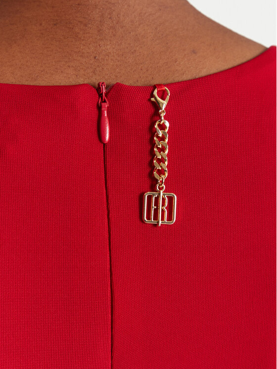 Fracomina Fracomina Estélyi ruha FQ25WD3006W62601 Piros Slim Fit