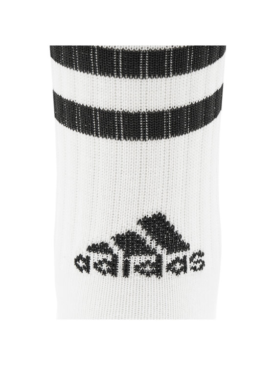 adidas adidas Șosete lungi 3-Stripes Cushioned Crew Socks 3 Pairs HT3458 Alb