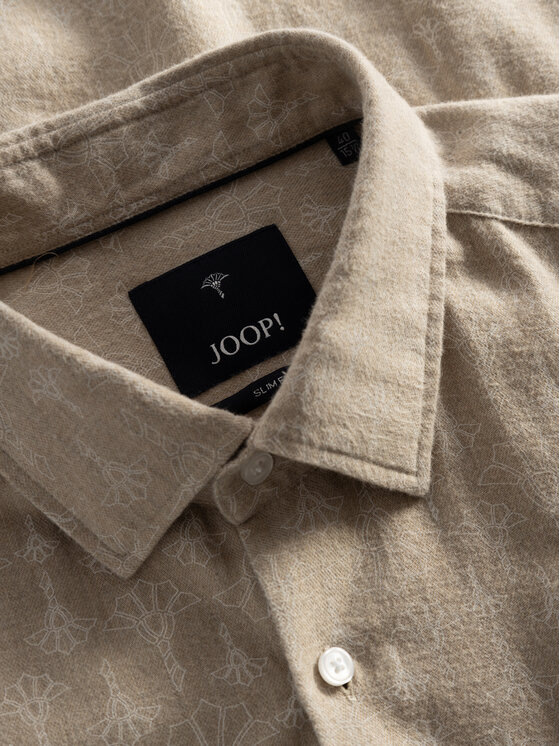 JOOP! JOOP! Πουκάμισο 17 JSH-154Pit-W 30043581 Μπεζ Slim Fit