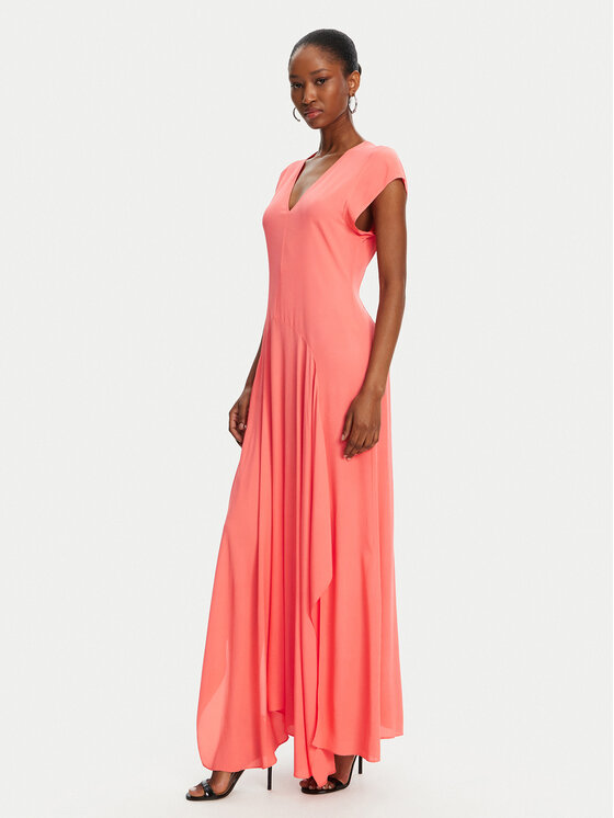 Patrizia Pepe Patrizia Pepe Abito da cocktail 2A2936 A8I1 R854 Corallo Regular Fit