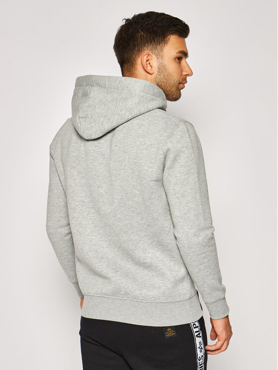 Alpha Industries Alpha Industries Mikina Basic 178312 Sivá Regular Fit