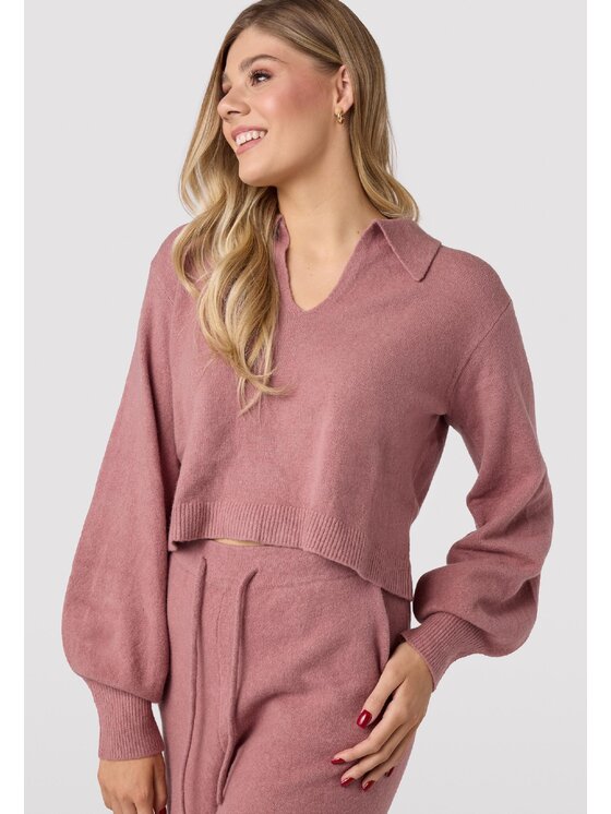 LAURELLA LAURELLA Svetr Laurella 6VA007501 Růžová Regular Fit
