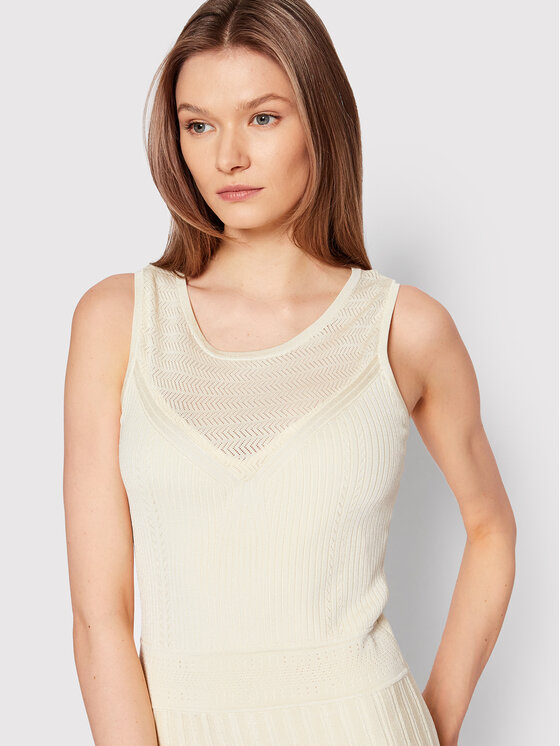 Vestito di maglia Rebecca 2GGK12 5658Z Beige