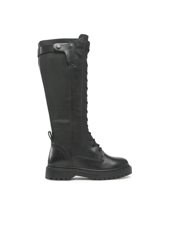 Geox Geox Čižmy D Bleyze F D26QDF 00043 C9999 Čierna