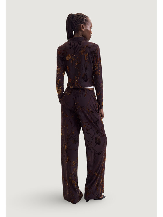 Desigual Desigual Chinosy PANT_BUCAREST Brązowy Egg Fit