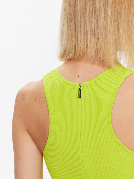 MICHAEL Michael Kors MICHAEL Michael Kors Trikotažinė suknelė MS381M033D Žalia Slim Fit