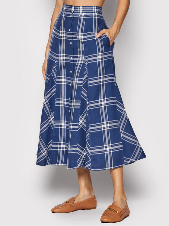 Polo Ralph Lauren Polo Ralph Lauren Gonna a trapezio 211857022001 Blu Regular Fit