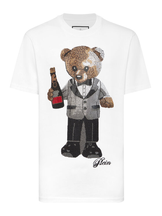 PHILIPP PLEIN PHILIPP PLEIN T-Shirt 27067 Bílá Regular Fit