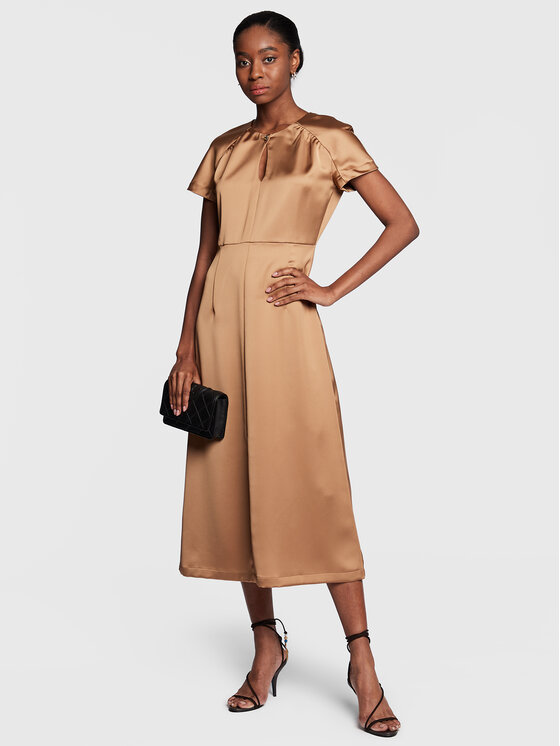 Abito da cocktail Dideka 50485225 Marrone Regular