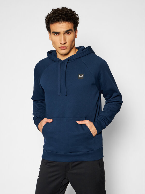 Under Armour Under Armour Bluza Ua Rival 1357092 Granatowy Loose Fit