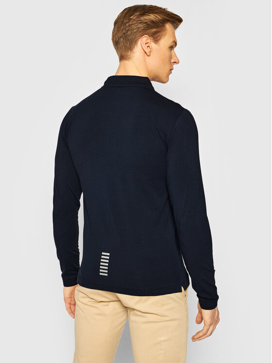 Polo 8NPF05 PJM5Z 0578 Blu scuro Regular Fit