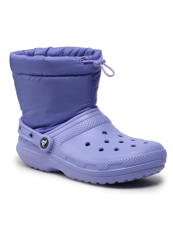 Bottes de neige Crocs Classic Lined Neo Puff Boot 206630 Digital Violet