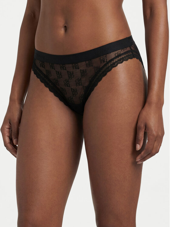 HUGO HUGO Klassischer Damenslip 50557231 Schwarz