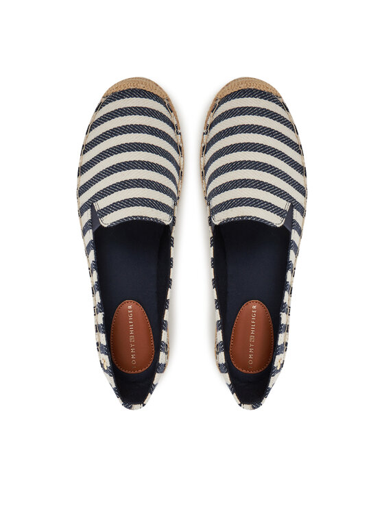 Tommy Hilfiger Tommy Hilfiger Espadrile Nautical Stripe Espadrille FW0FW08653 Colorat