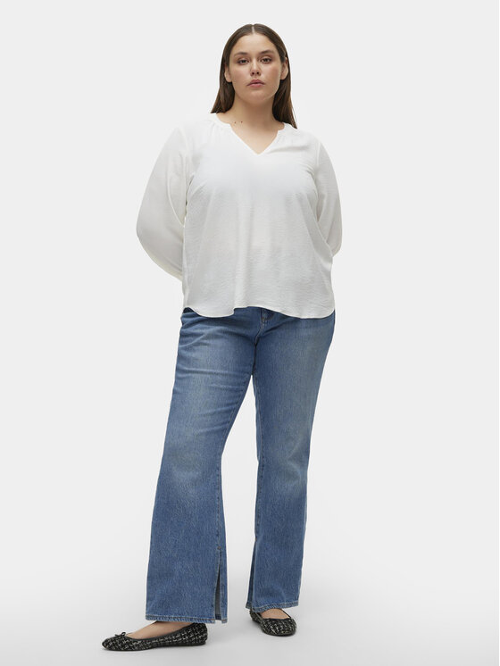 Vero Moda Curve Vero Moda Curve Μπλουζάκι Alva 10301890 Λευκό Regular Fit