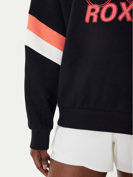Roxy Roxy Sweatshirt Essential Energy ERJFT04994 Schwarz Regular Fit