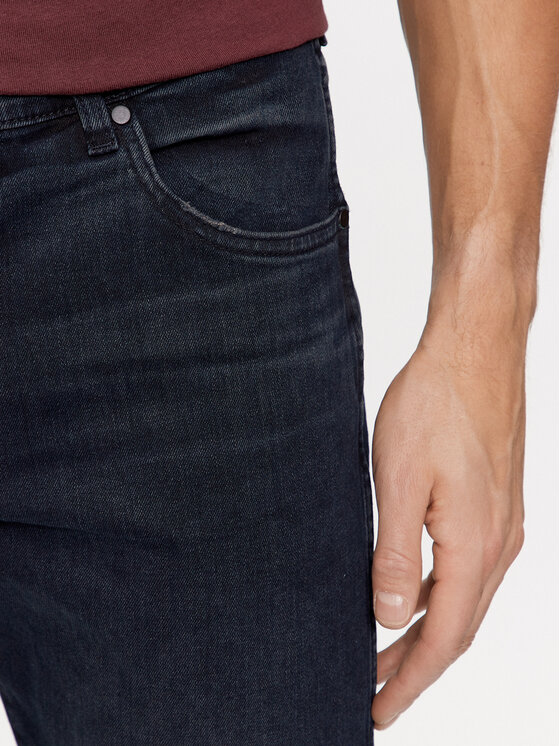 Wrangler Wrangler Jeansy Larston 112341426 Granatowy Slim Fit