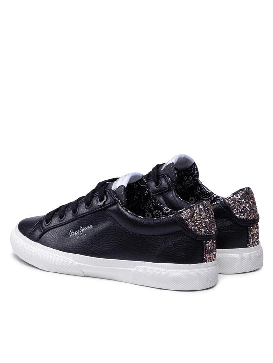 Pepe Jeans Pepe Jeans Sneakersy Kenton Plain PLS31235 Čierna