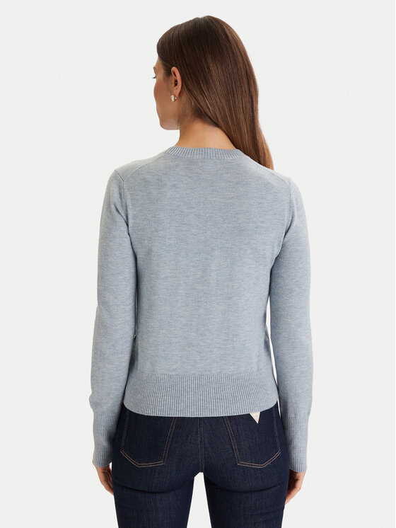 Guess Jeans Guess Jeans Светр W4BR83 Z3HO2 Блакитний Regular Fit