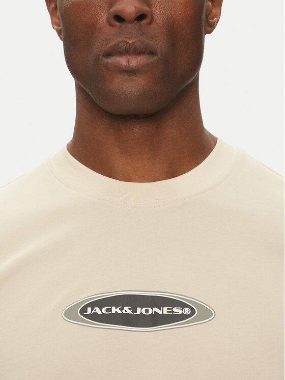 Jack&Jones Jack&Jones T-shirt Pacer 12273880 Bež Relaxed Fit
