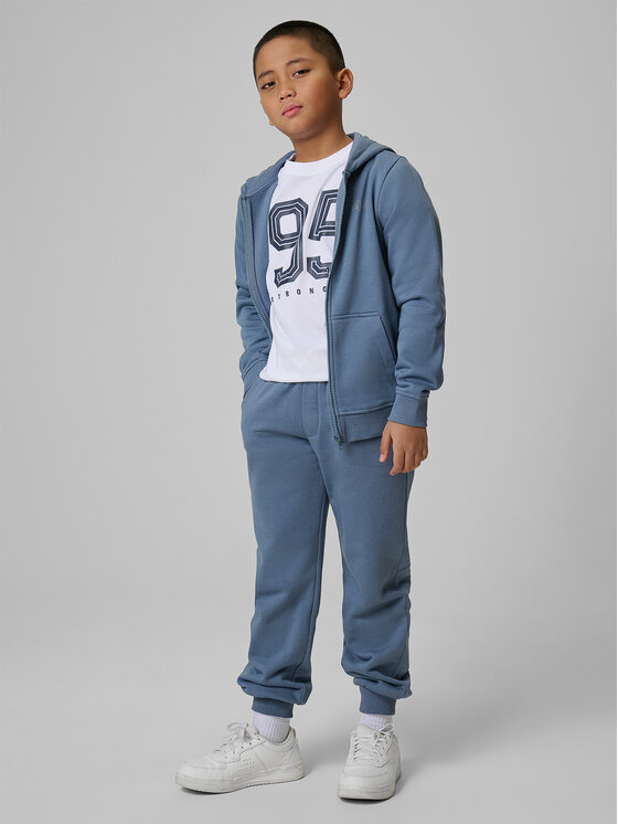 4F 4F Spodnie dresowe 4FJRSS26TTROM1824-32S Granatowy Regular Fit