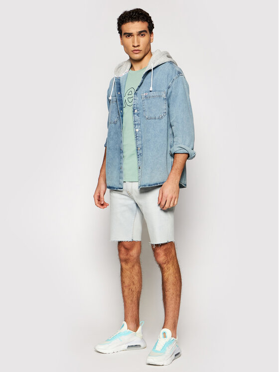 Pantaloncini di jeans 412™ Blu Slim Fit