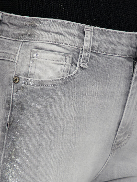 Please Please Blugi P3ALBVDW7A Gri Regular Fit