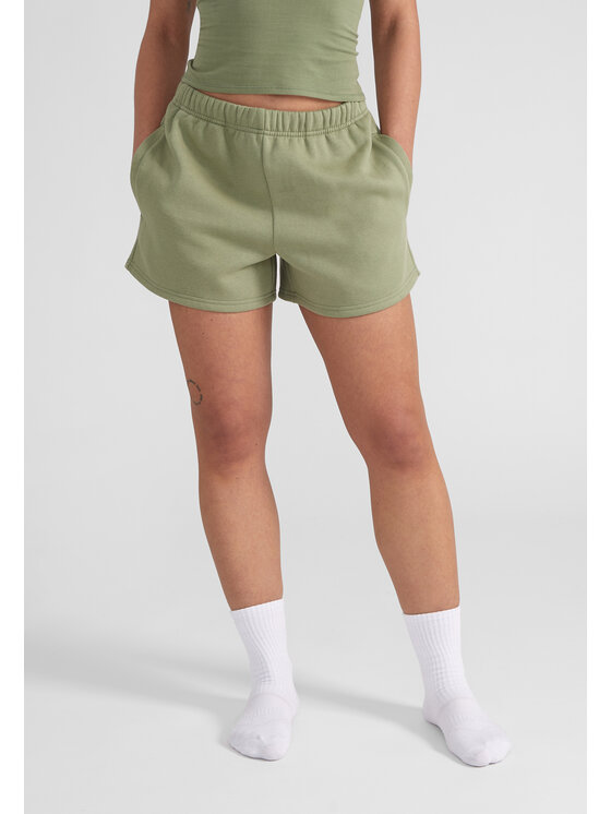 Style Republic Style Republic Szorty Shorts Zielony Comfort Fit