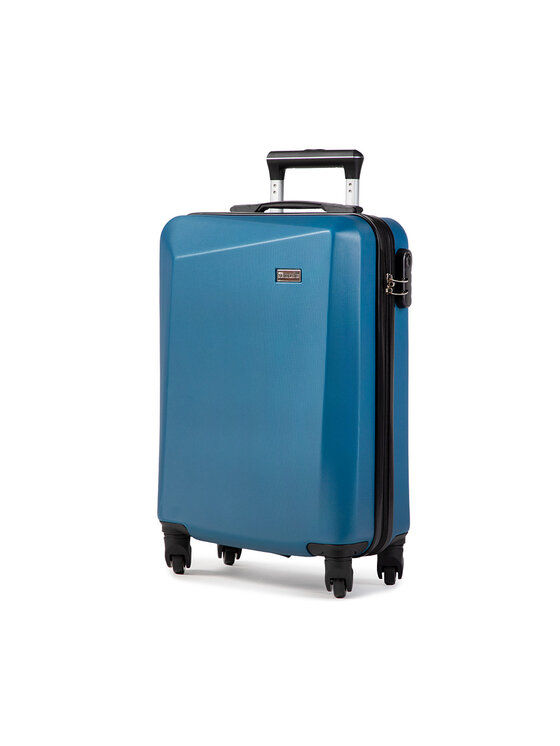 Valigia rigida piccola T5471-1 Blu scuro