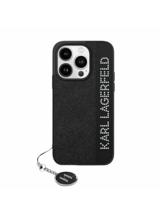Etui na telefon KARL LAGERFELD, Czarne, Apple iPhone 15