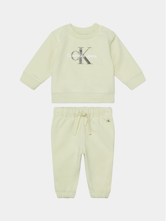 Calvin Klein Jeans Calvin Klein Jeans Jogginganzug IN0IN00017 Gelb Regular Fit