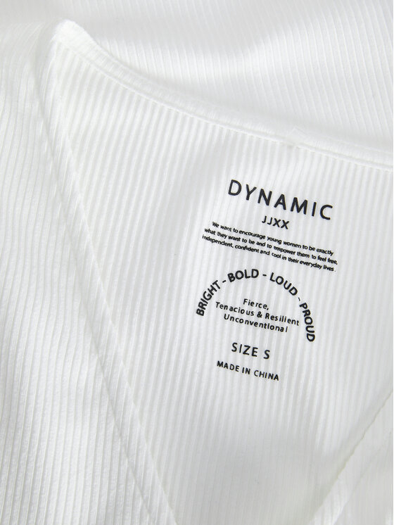 JJXX JJXX T-Shirt Hayden 12249361 Bílá Slim Fit