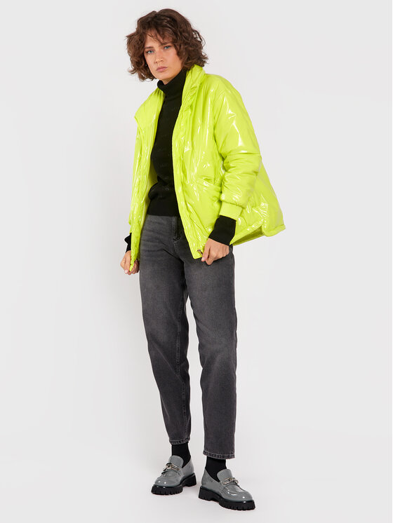 Giubbotto piumino WF2087 T3173 Verde Regular Fit