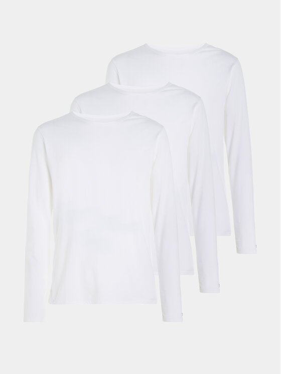 Комплект 3 блузи с дълъг ръкав Tommy Hilfiger