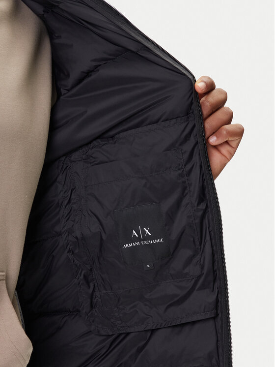 Armani Exchange Armani Exchange Vatovaná bunda XM001575 AF16927 UC001 Černá Regular Fit