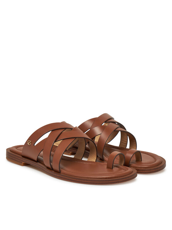 MICHAEL Michael Kors MICHAEL Michael Kors Čības uz pirksta Nora 40S5NOFS1L Brūns