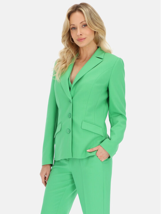 L’AF L’AF Marynarka Juana Zielony Regular Fit