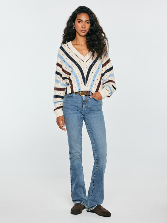 BIG STAR BIG STAR Sweter VIKALIA Kolorowy Comfort Fit