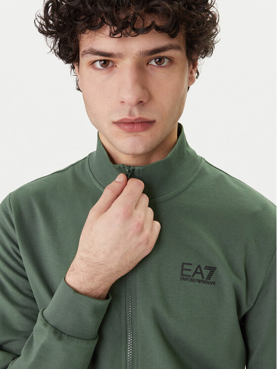 EA7 Emporio Armani EA7 Emporio Armani Majica dugih rukava 8NPM31 PJVRZ U7260 Zelena Regular Fit