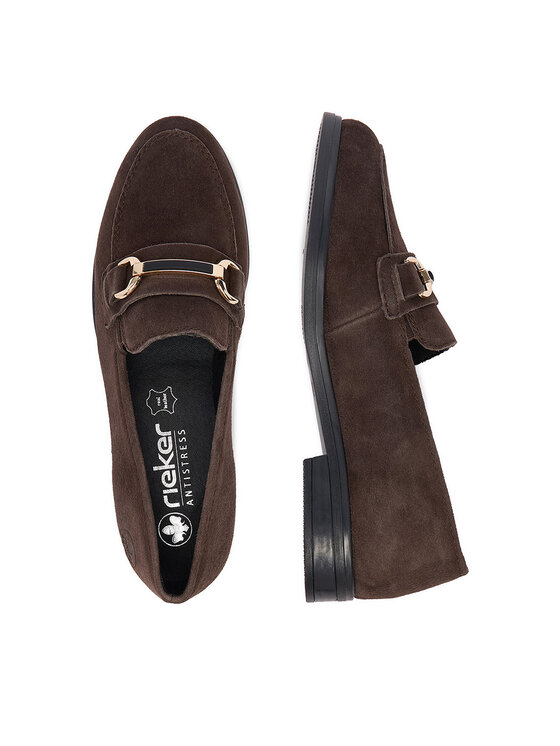 Rieker Rieker Loaferai CEO-46262-25 Tamsiai ruda