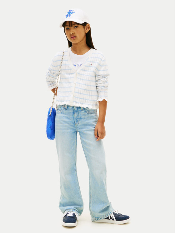 Tommy Hilfiger Tommy Hilfiger Jeansy KG0KG09115 Modrá Flared Leg
