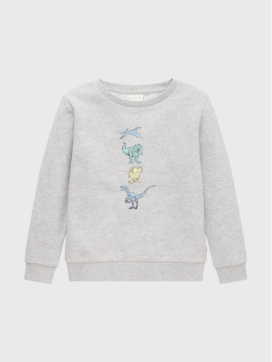 Tom Tailor Tom Tailor Суитшърт 1033094 Сив Regular Fit